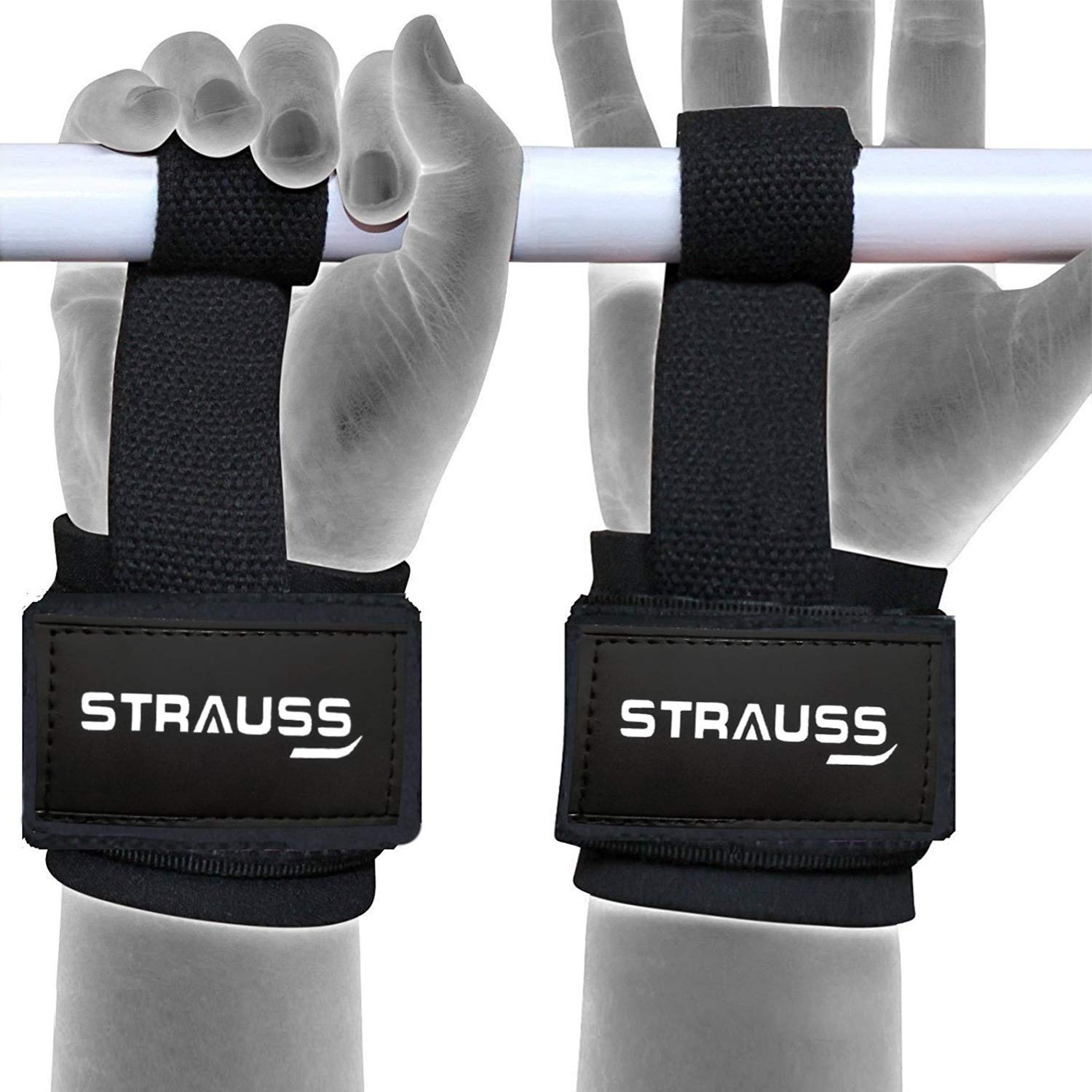Strauss ST Weight Lifting Straps Wrist Supporter for Gym Gym Acces