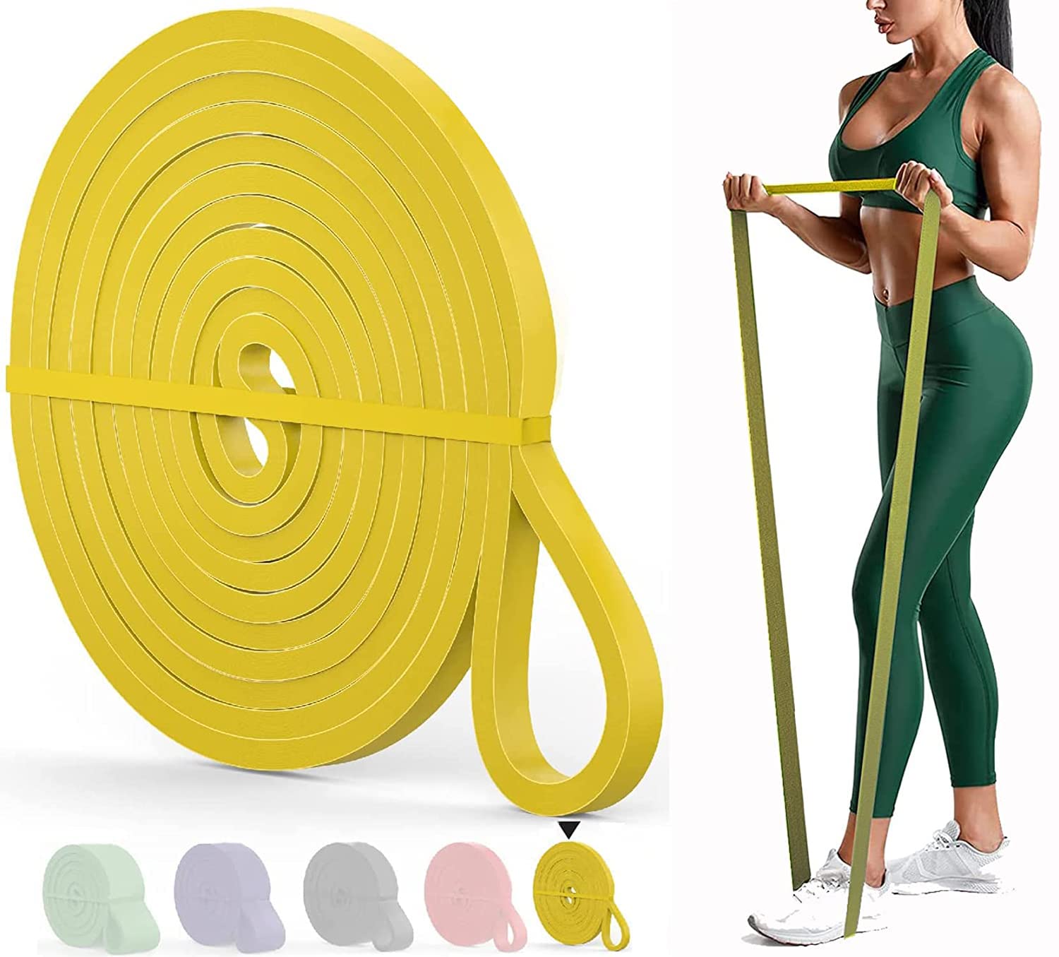 STRAUSS Resistance Band Pull Up Bands Ideal for Home Exercise,Chin U