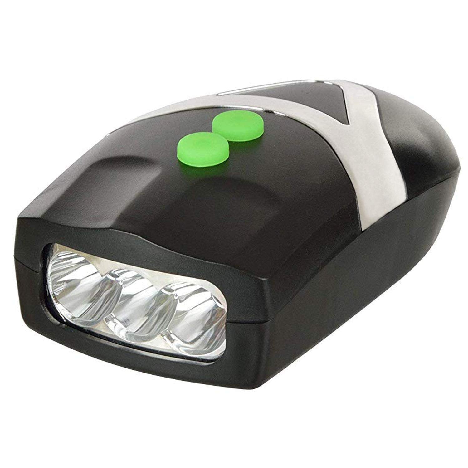 Strauss Bicycle LED Headlight with Horn Rechargeable Front Bike Ligh