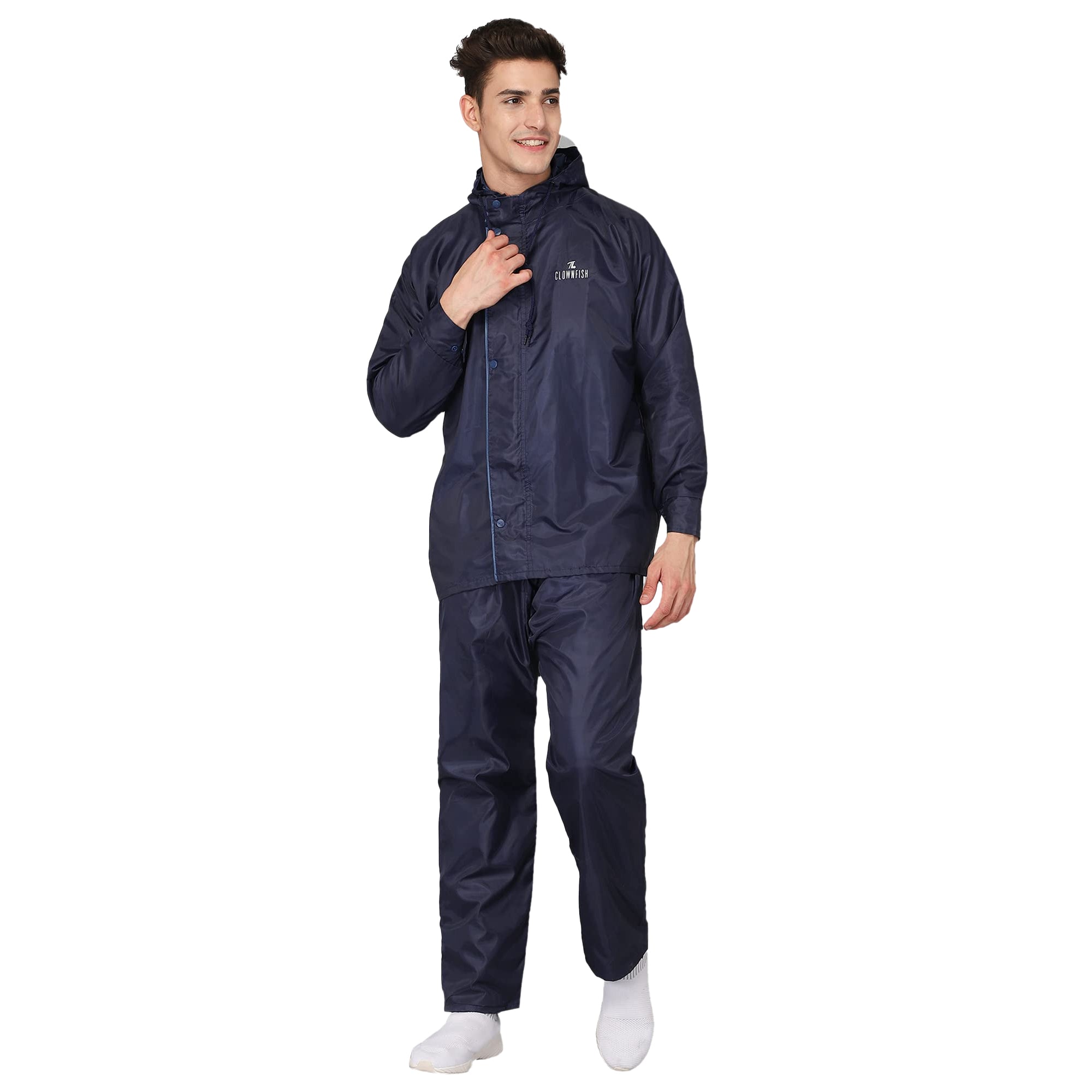Buy THE CLOWNFISH Rain Coat for Men: Waterproof Rain Jacket