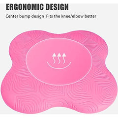 Strauss Yoga Knee & Elbow Cushion Pad | Support for Knees, Hands, Wrists, Elbows | Ideal for Planks, Push-ups, Yoga, Meditation, Pilates & Workout | Padding for Joint Protection and Stability, (Pink)