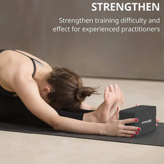 Strauss High Density EVA Foam Yoga Block|Non-Slip Workout Brick For Improving Poses, Balances Flexibility & Support Strength Training Exercises|Yoga Brick To Support and Deepen Yoga Poses,(Multicolor)
