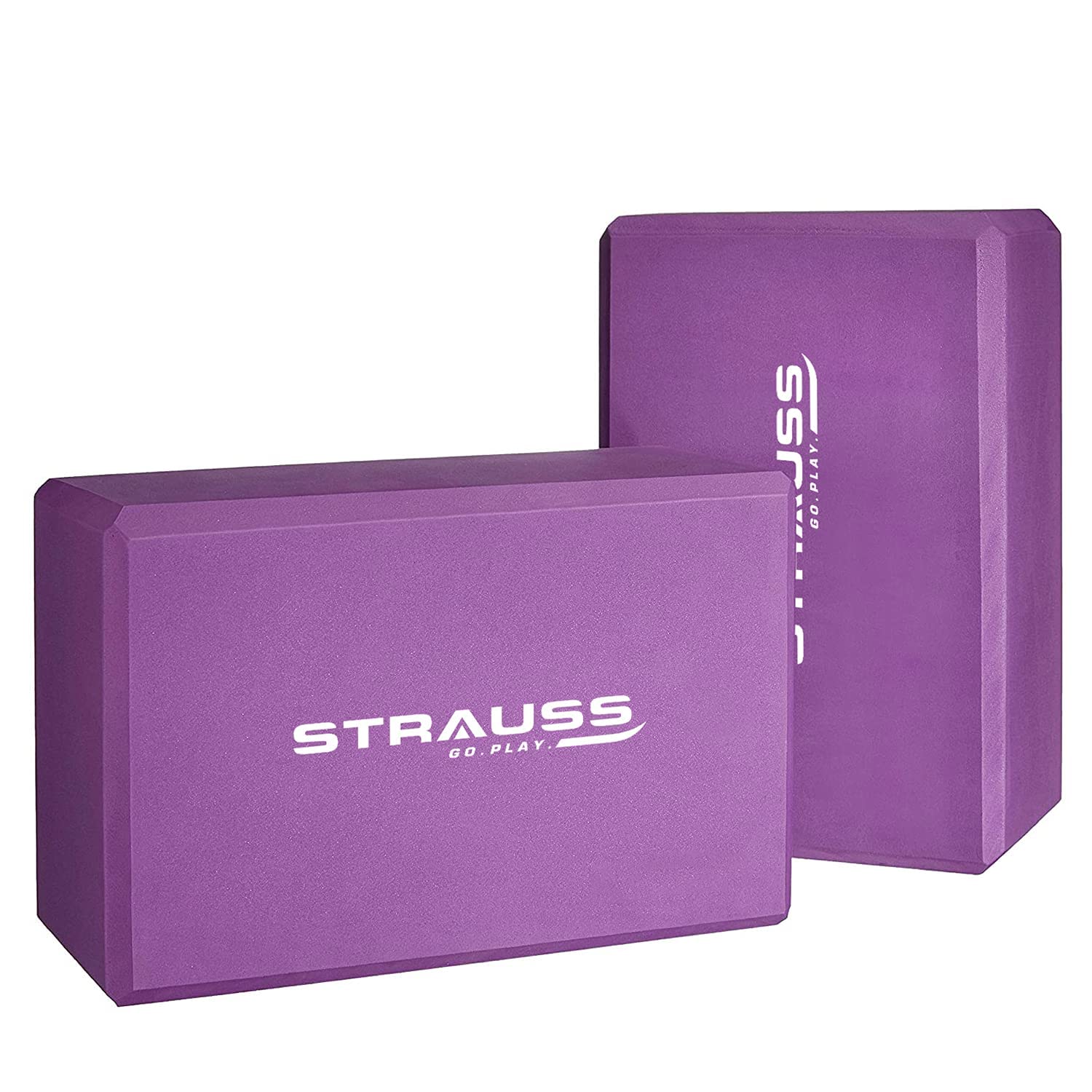 Strauss Yoga Block, (Blue) ( ST-1420 ) at Rs 172/piece