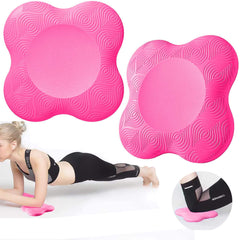 Strauss Yoga Knee & Elbow Cushion Pad | Support for Knees,Hands,Wrists,Elbows | Ideal For Planks,Push-ups,Yoga,Meditation,Pilates & Workout| Padding for Joint Protection and Stability |Set of 2,(Pink)