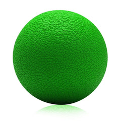 Strauss Yoga Massage Ball | Deep Tissue Massage, Trigger Point Therapy, Muscle Knots | High-Density Roller & Acupressure Ball for Pain Relief, (Green)