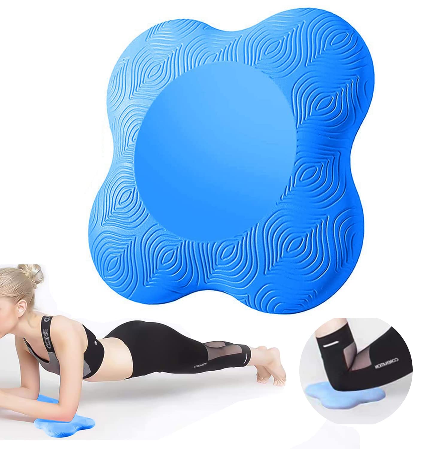 Strauss Yoga Knee Pad Cushions, (Blue) – StraussSport