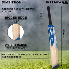 Strauss EW-11000 English Willow Cricket Bat