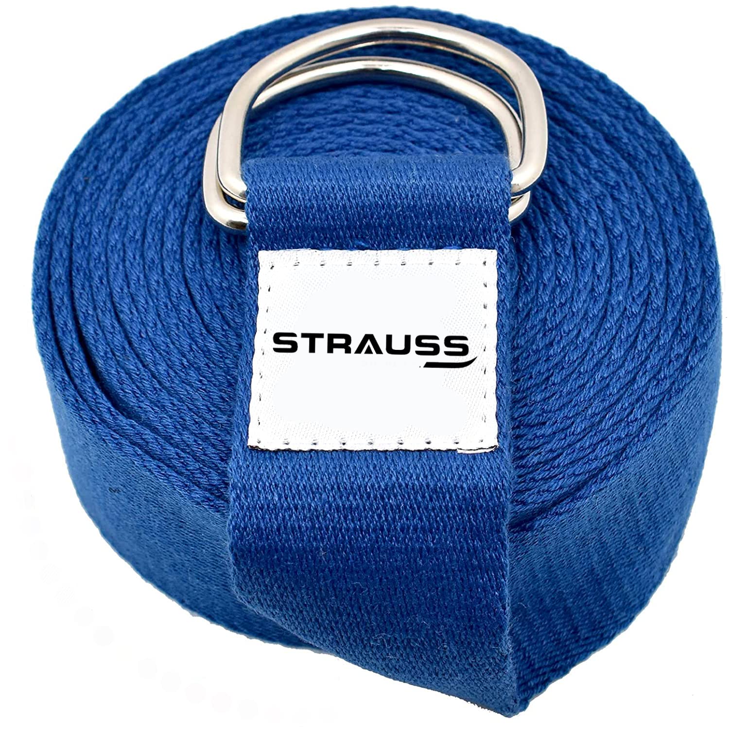 STRAUSS Yoga Belt (Blue, 8 Feet) – StraussSport