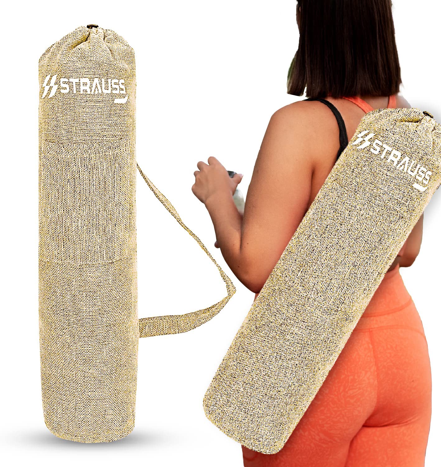 Yoga Backpack Yoga Mat Bag Lightweight Storage Bag Adjustable Shoulder  Strap