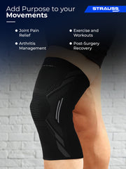 Strauss Sports knee caps - lightweight and adjustable support