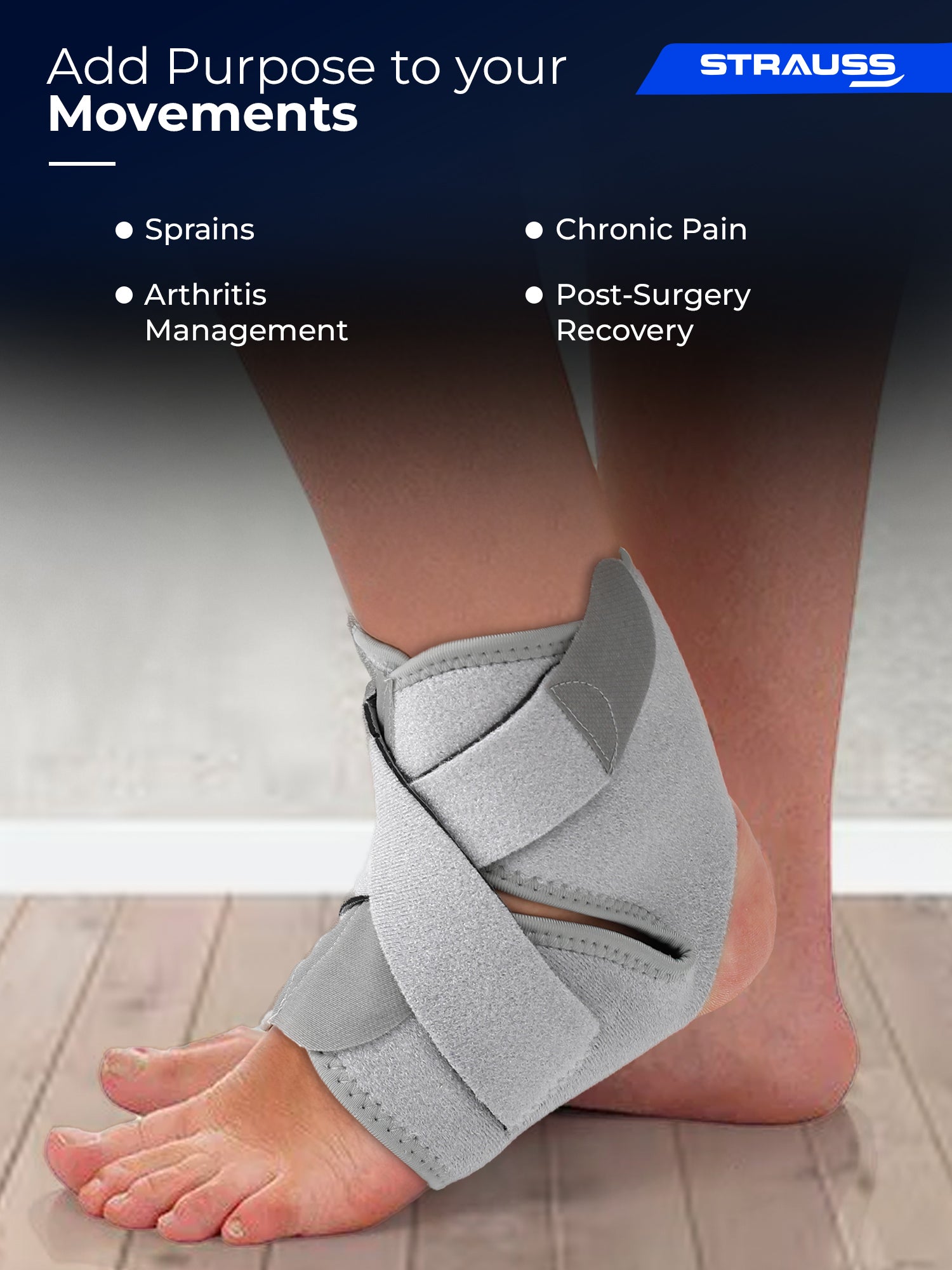 Strauss Sports ankle brace - Great for foot care