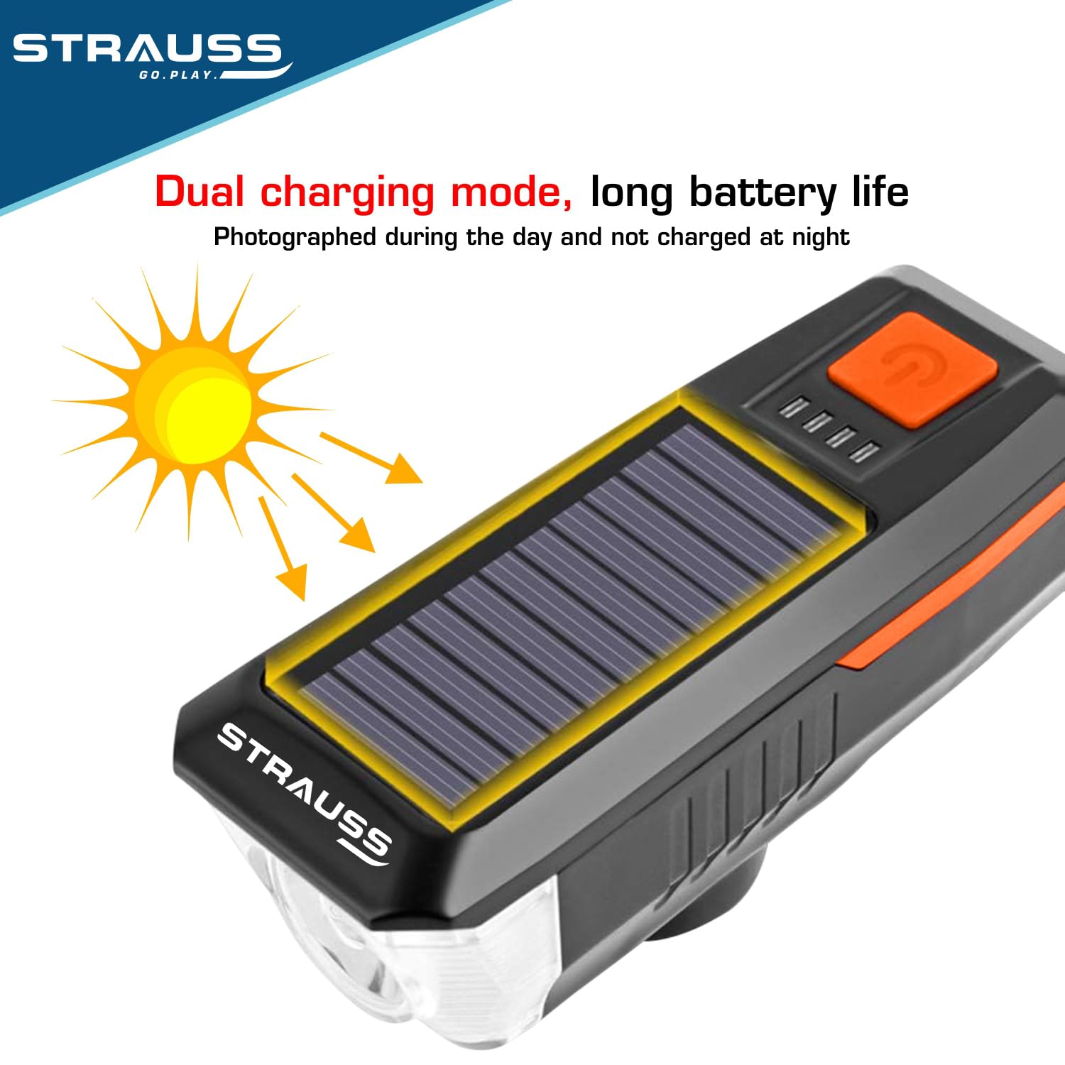 Strauss Solar Headlight - Eco-friendly solar powered light