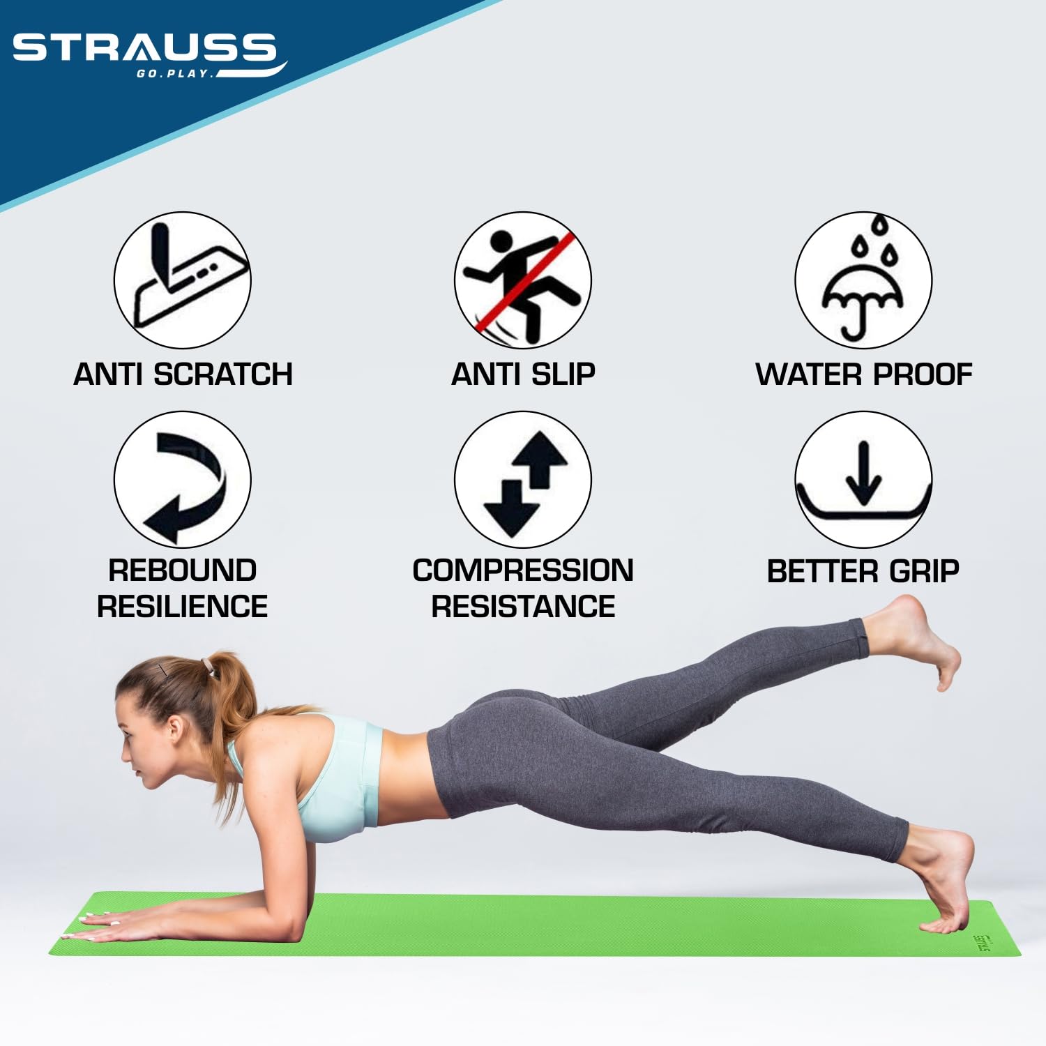 STRAUSS Yoga Set - Home Fitness Accessories