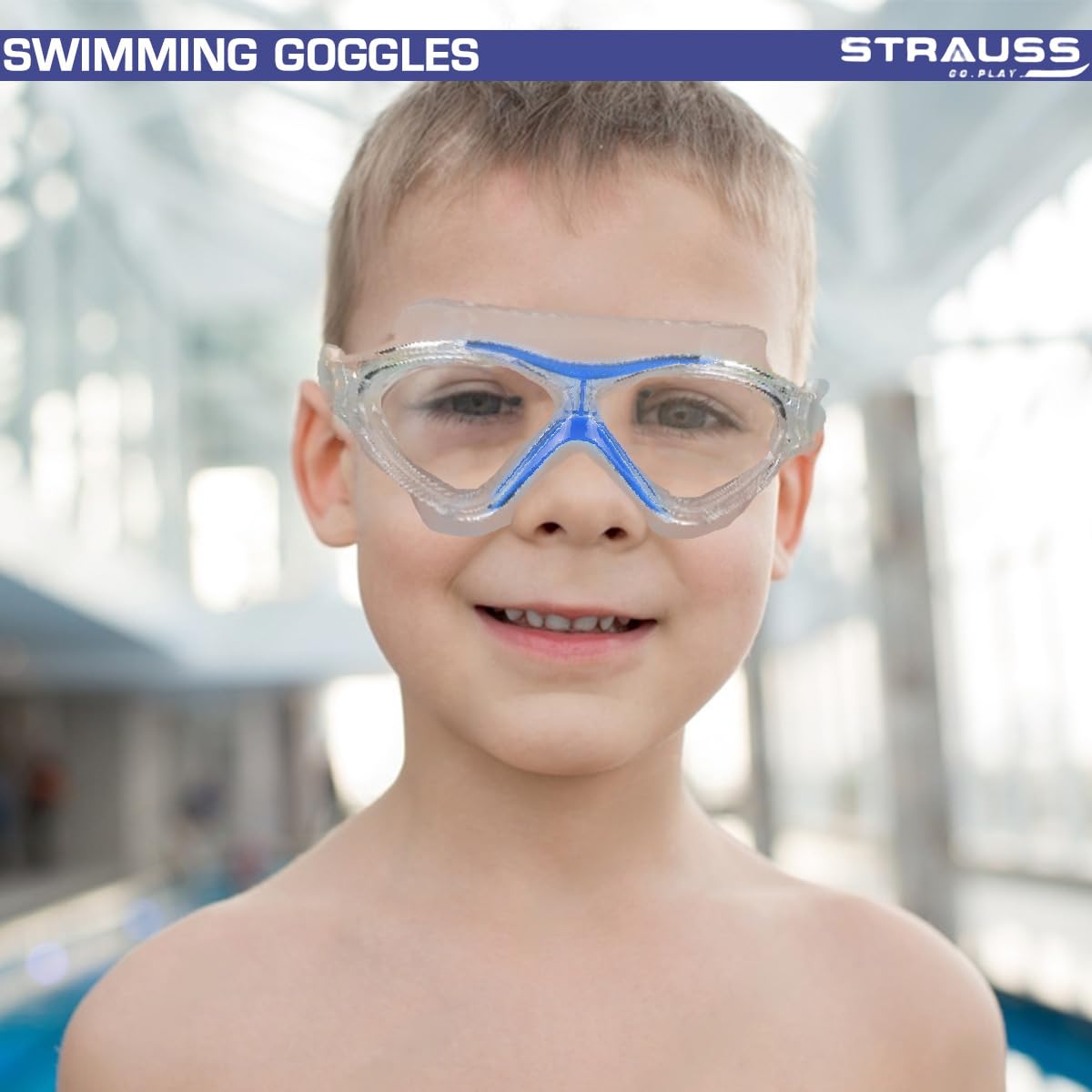 STRAUSS swimming goggles - clarity for pool swimming