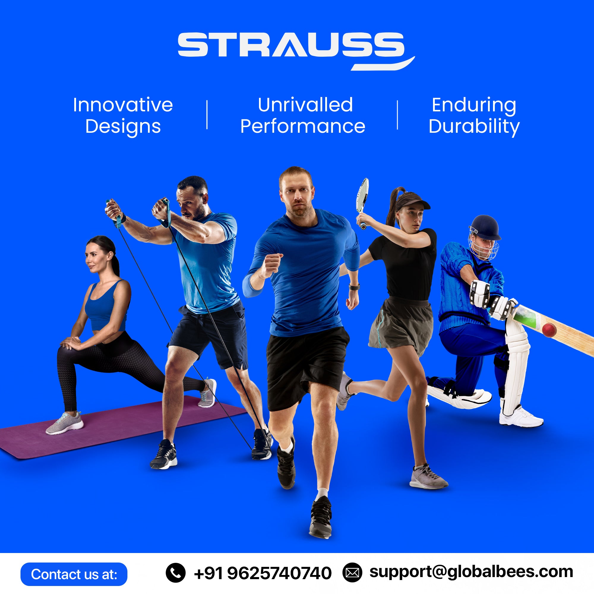 Strauss Sports badminton racket - for competitive matches