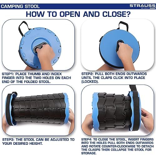 Strauss Collapsible Folding Chair - Outdoor fishing chair