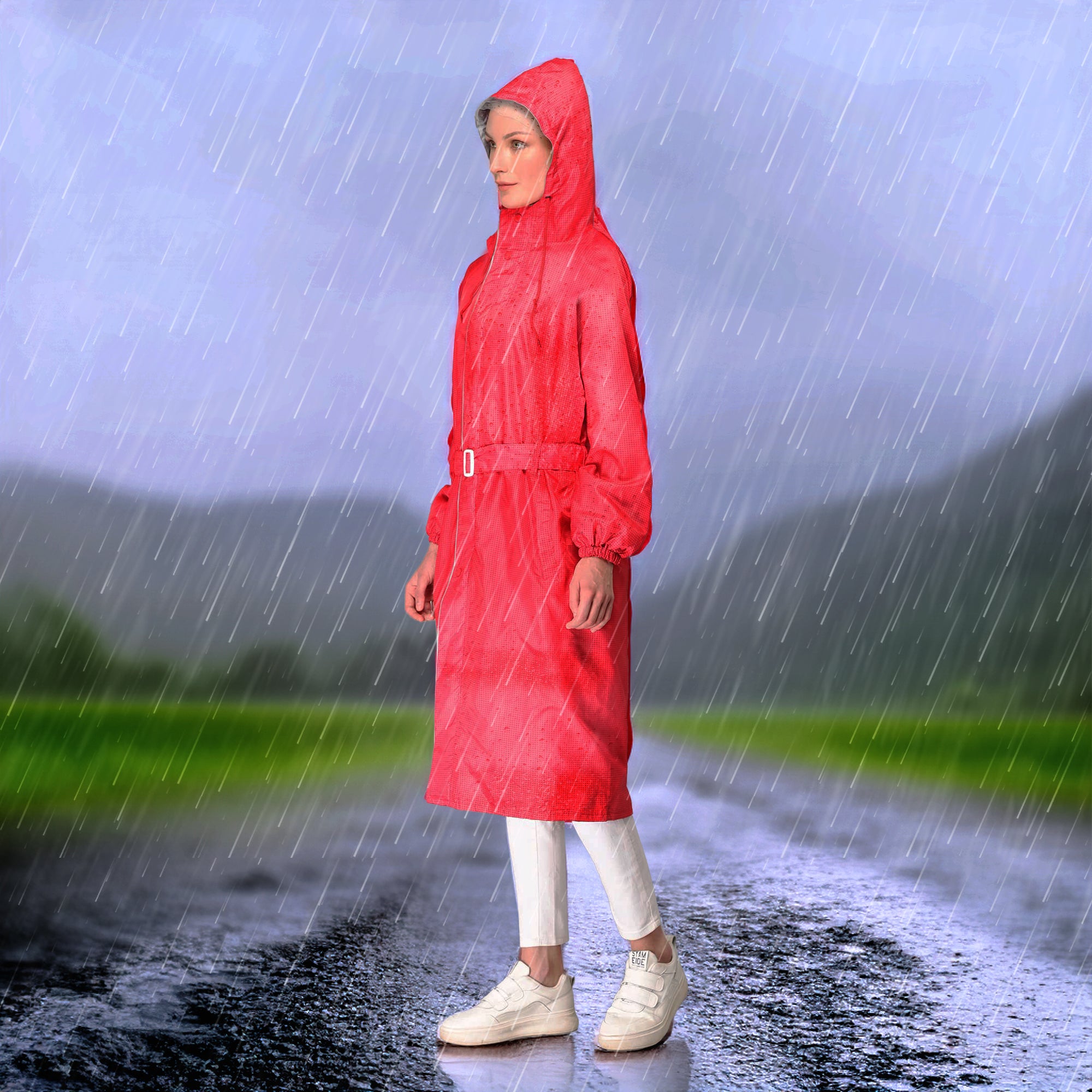 Strauss Sports raincoat poncho - comfortable outdoor experience