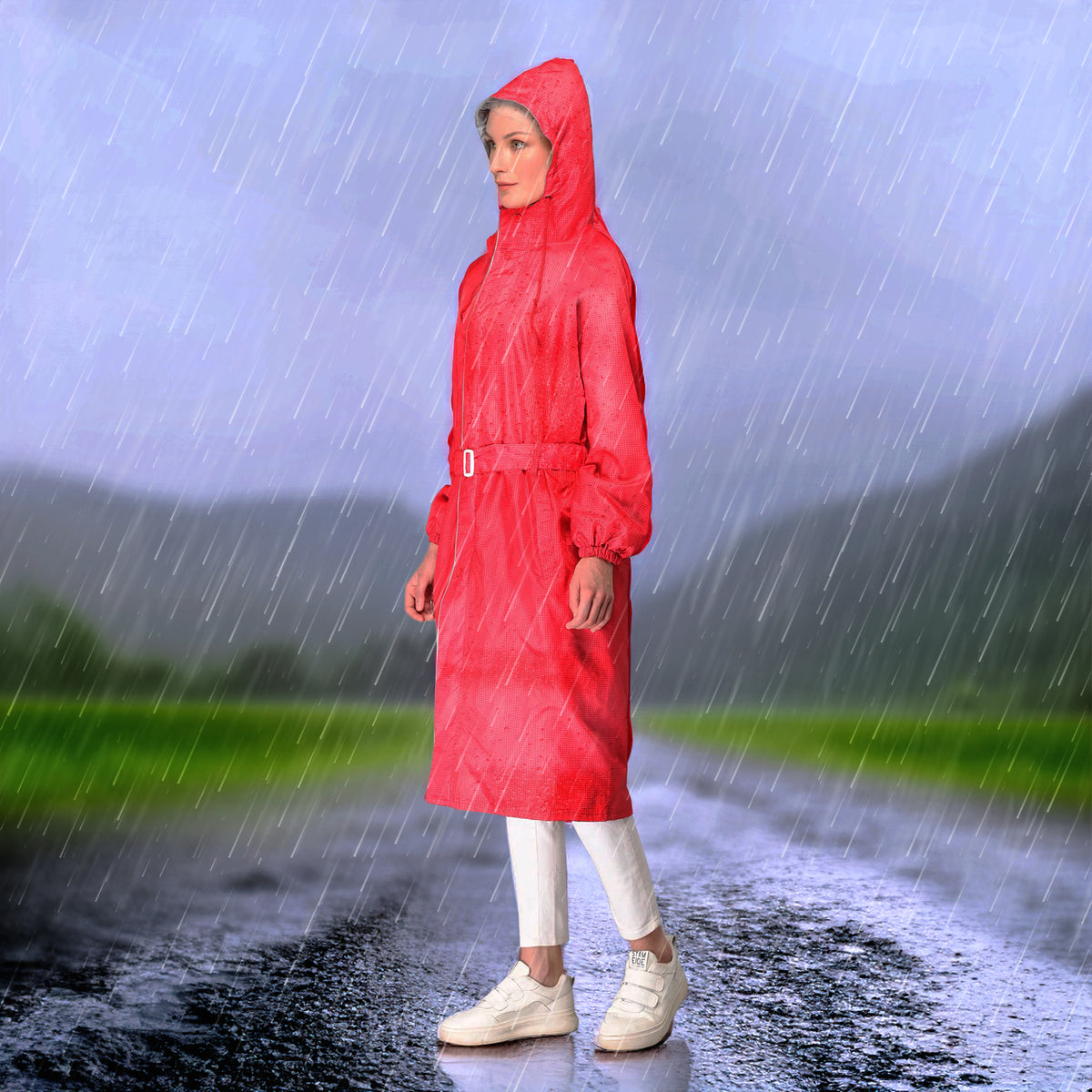 Strauss Sports raincoat poncho - comfortable outdoor experience
