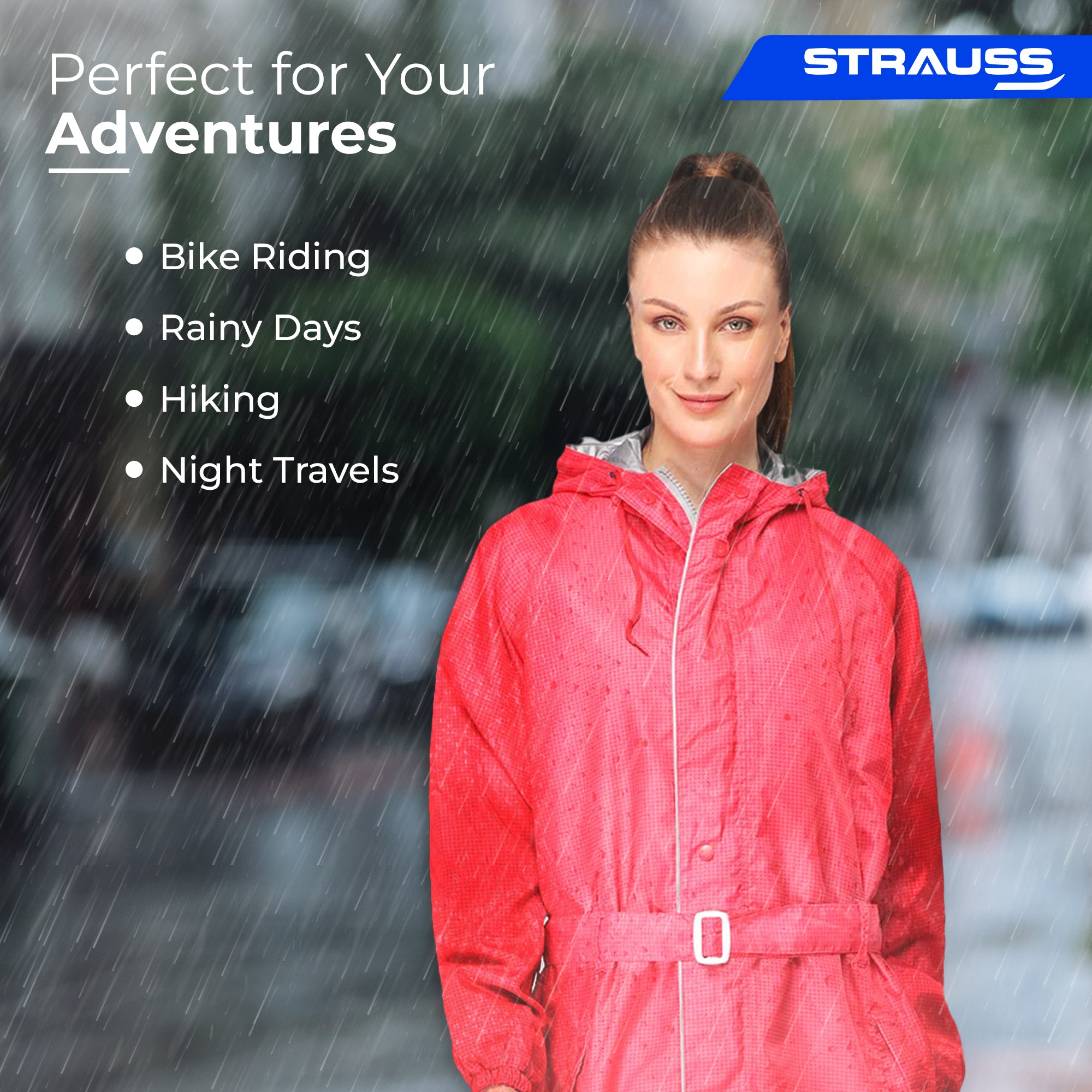 Strauss Sports raincoat poncho - cycling protection
