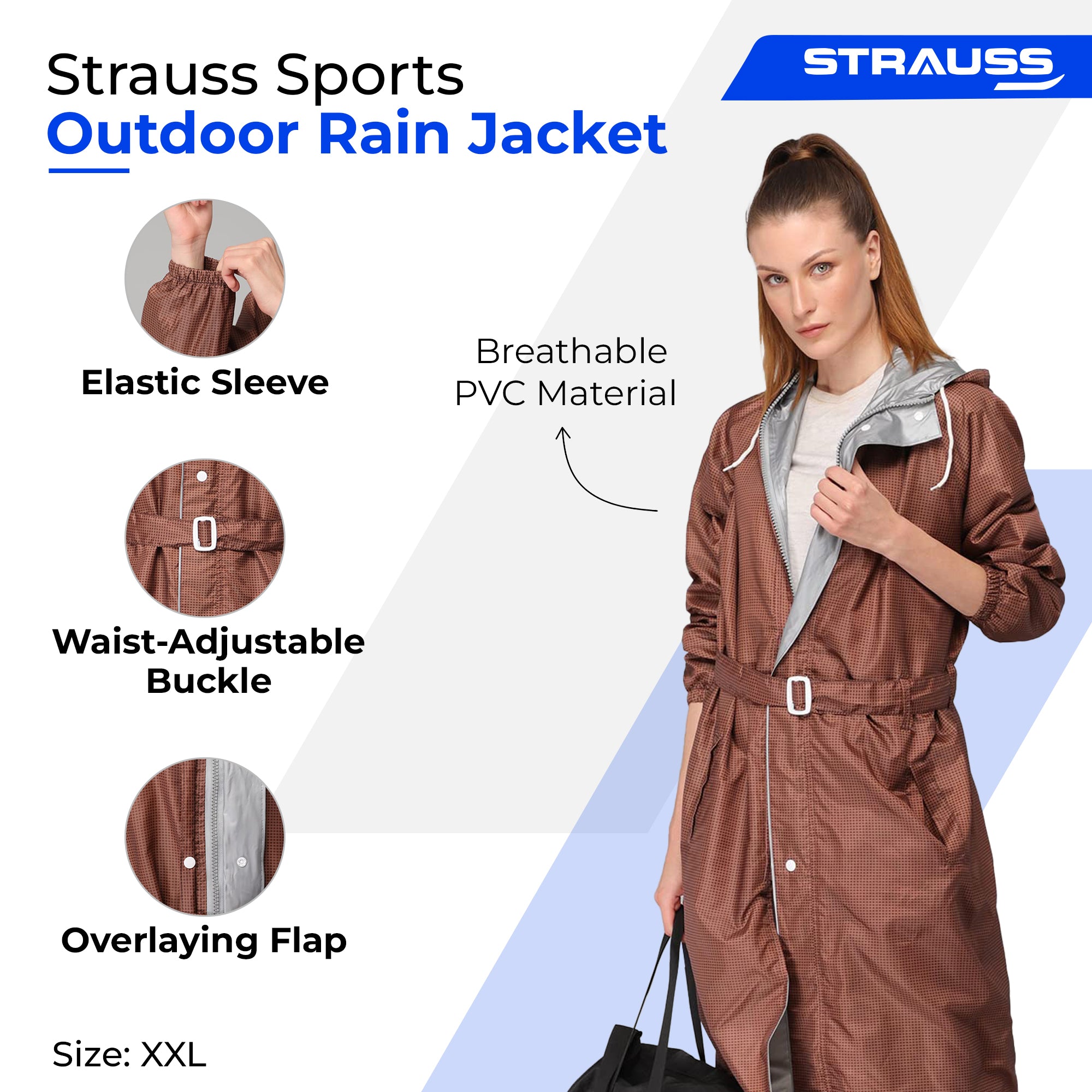 Strauss Sports Clownfish Raincoat - Stylish and functional