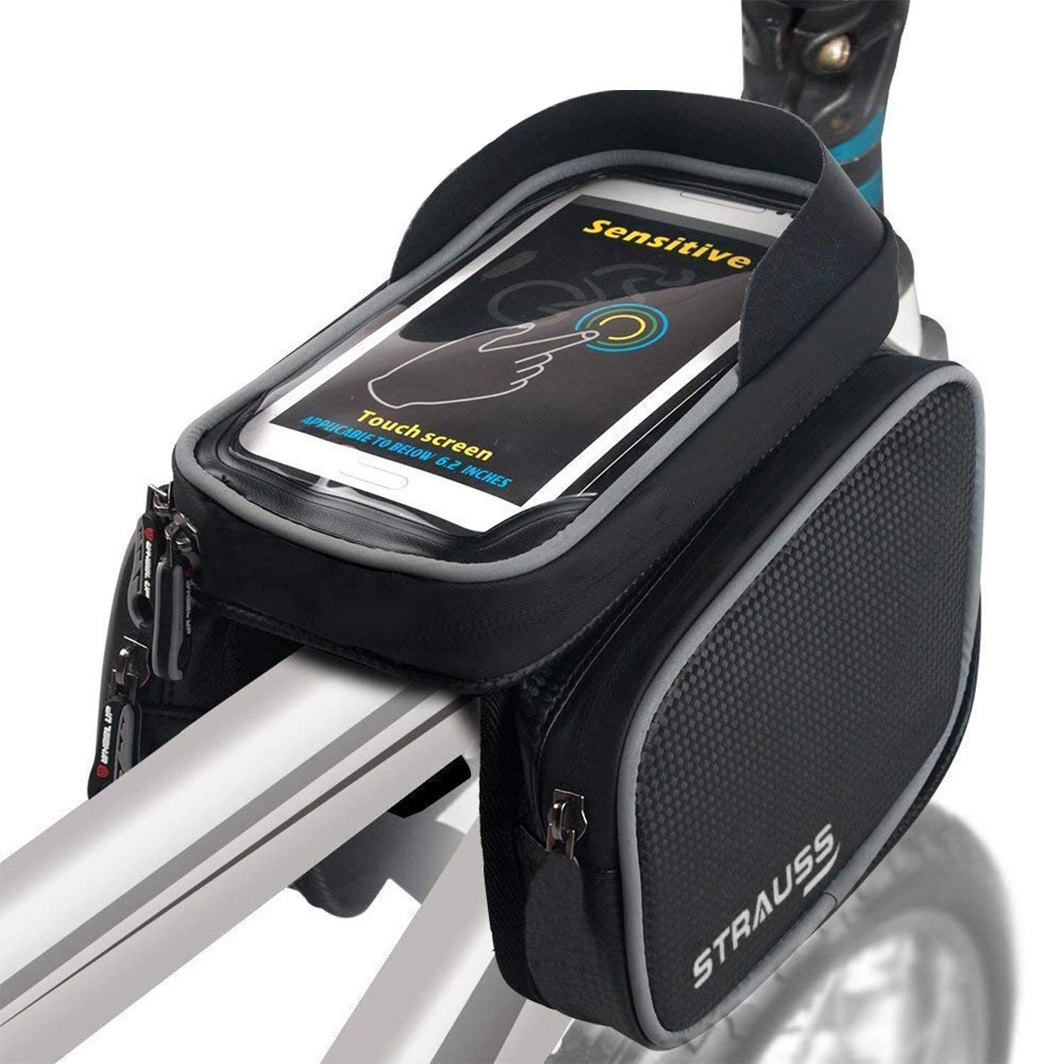 Strauss Bicycle Frame Bag - secure storage for essentials