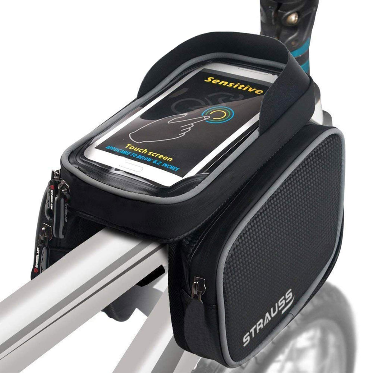 Strauss Bicycle Frame Bag - secure storage for essentials
