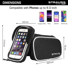 Strauss Bicycle Frame Bag - great for mountain biking