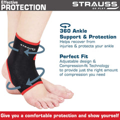 Strauss ankle support - enhances sports performance