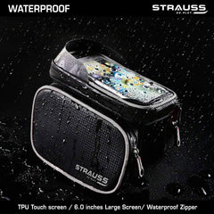 Strauss Bicycle Frame Bag - convenient for weekend rides