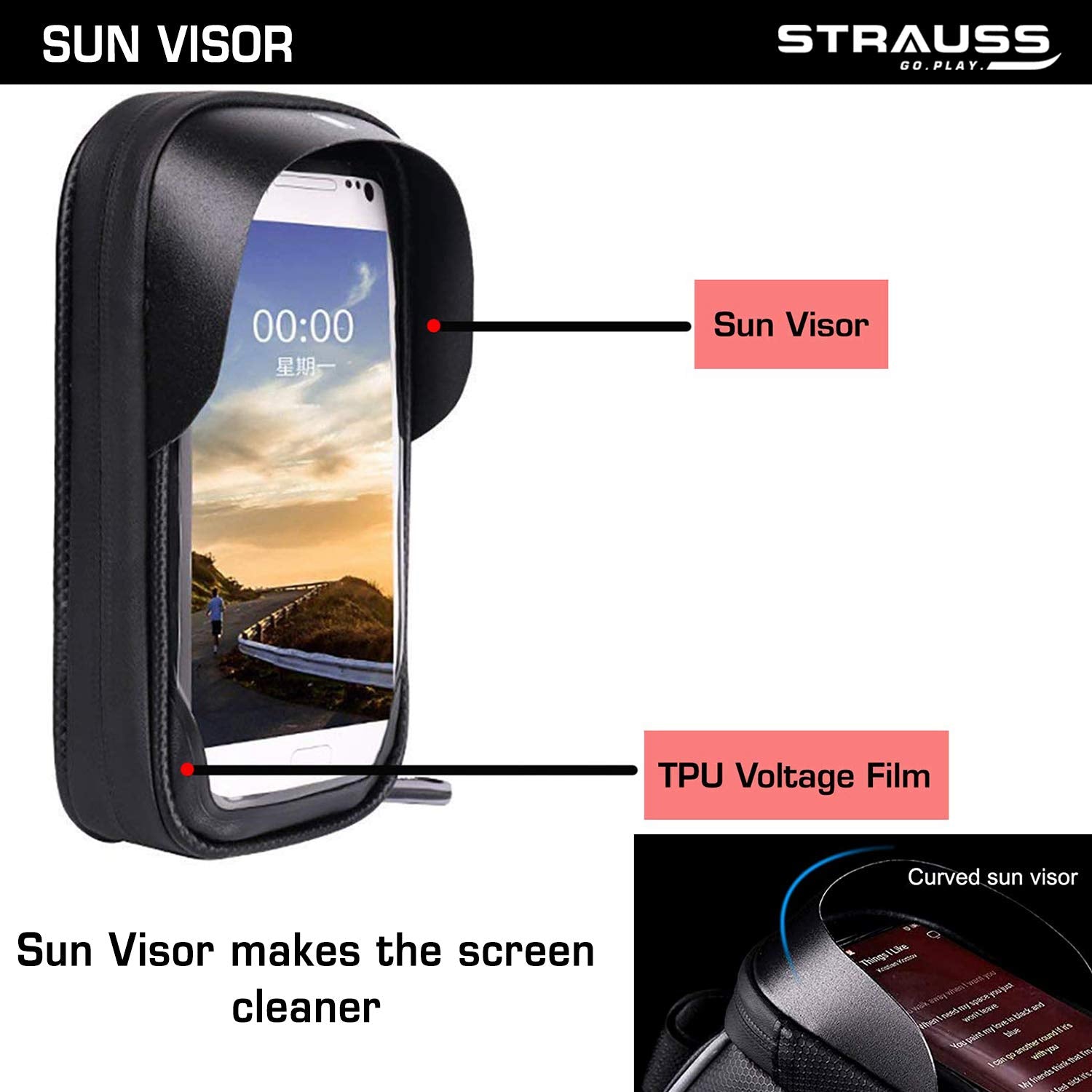 Strauss Bicycle Frame Bag - ideal for commuting