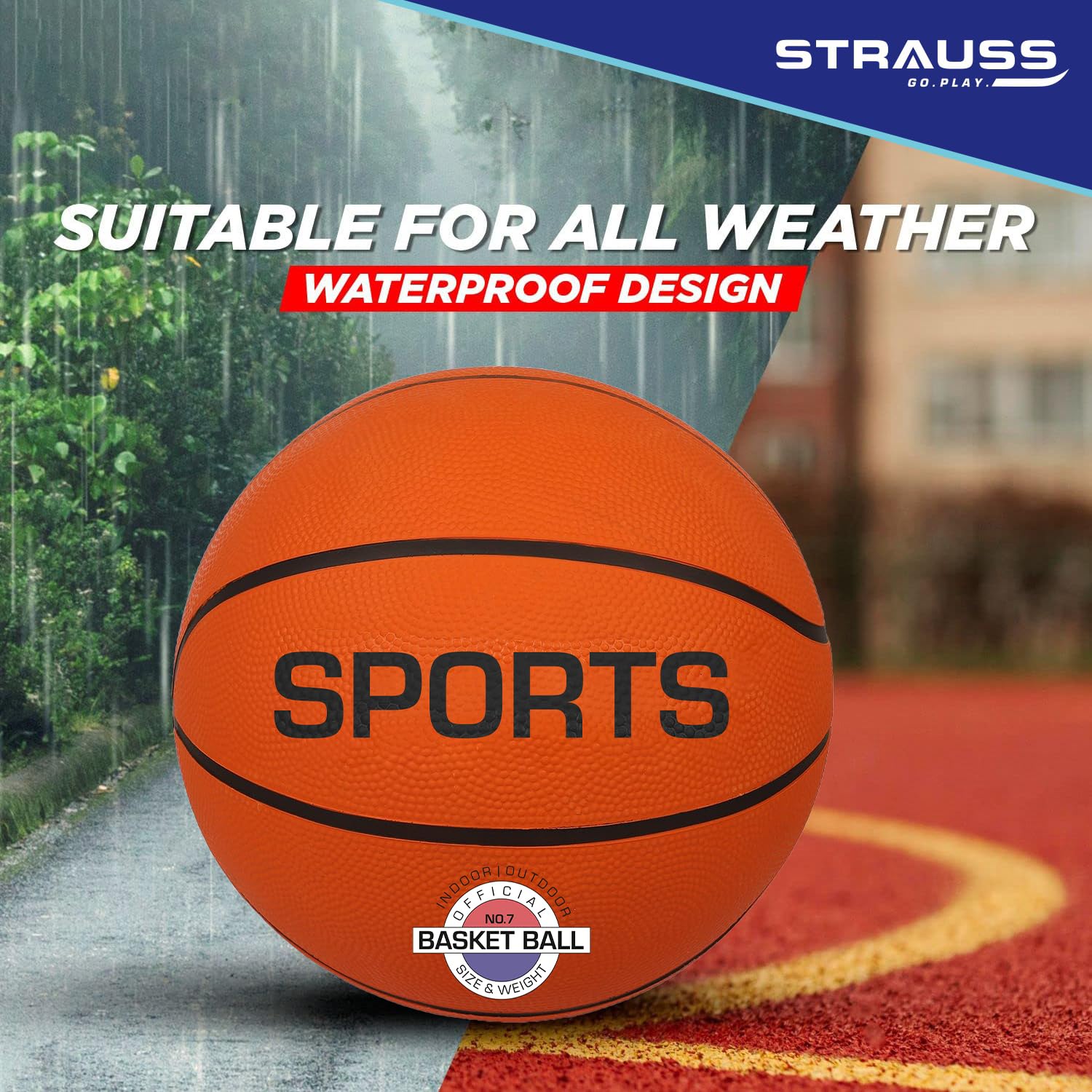 Strauss Official Basketball - Youth athletes friendly