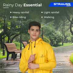 Strauss Sports Roberto PVC Rain Coat - stylish rainwear