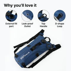 Strauss Hydration Bag - Multi-compartment design for organization