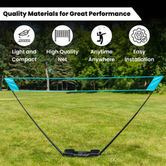 Strauss Badminton Rackets - Portable Outdoor Setup