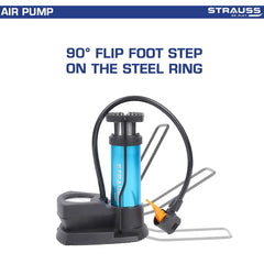 Strauss Air Pump with Pressure Gauge - Essential for sports equipment