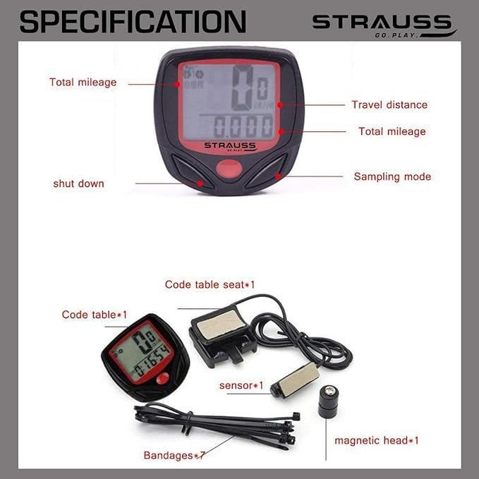Strauss speedometer - road cycling