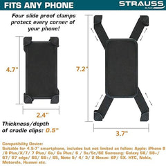 Strauss Bike Phone Holder - Anti Shake & Stable