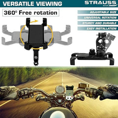 Strauss Bike Mobile Holder - 360-degree rotation bike accessory