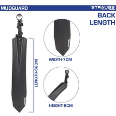 Strauss Sports cycle mudguard - essential for mountain biking