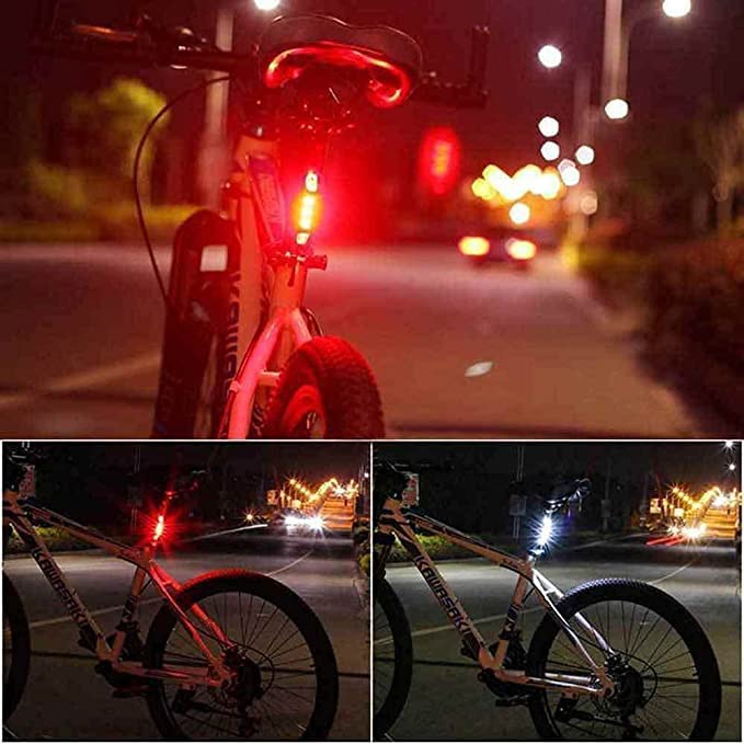 Strauss Bicycle USB Rechargeable LED Tail Light (White