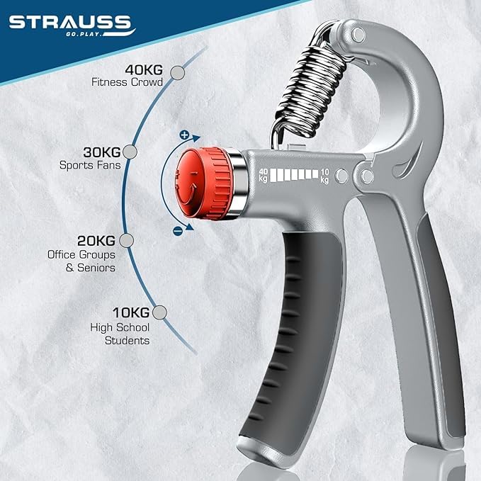Strauss Adjustable Hand Grip - Fitness gear for grip enhancement