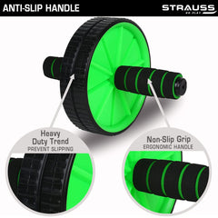 Strauss double wheel - portable fitness accessory