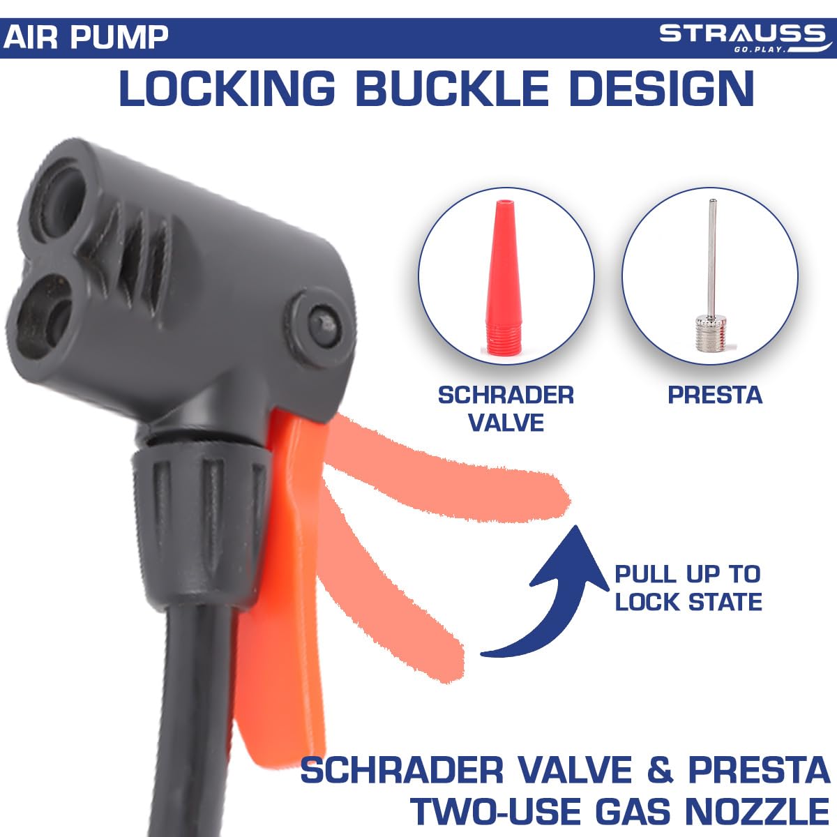 Strauss Compressor Pump - Scooter tire inflation