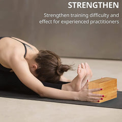 Strauss Wooden Yoga Block,Pair