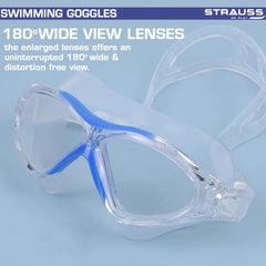 STRAUSS swimming goggles - comfortable fit for aquatic fitness