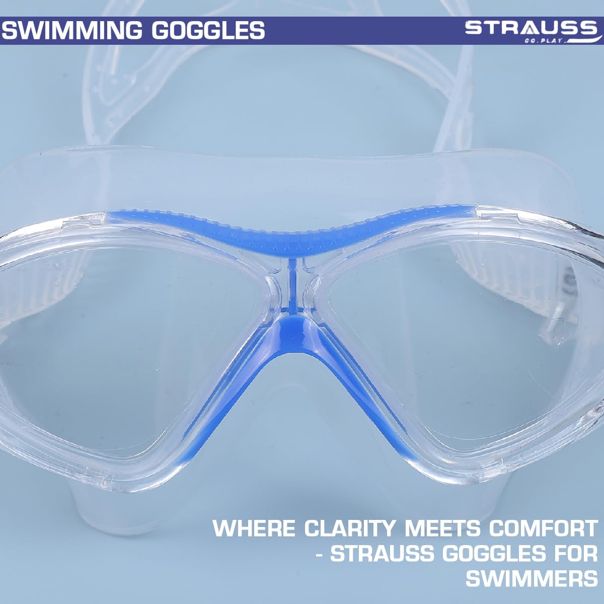 STRAUSS swimming goggles - protective eyewear for recreational swim