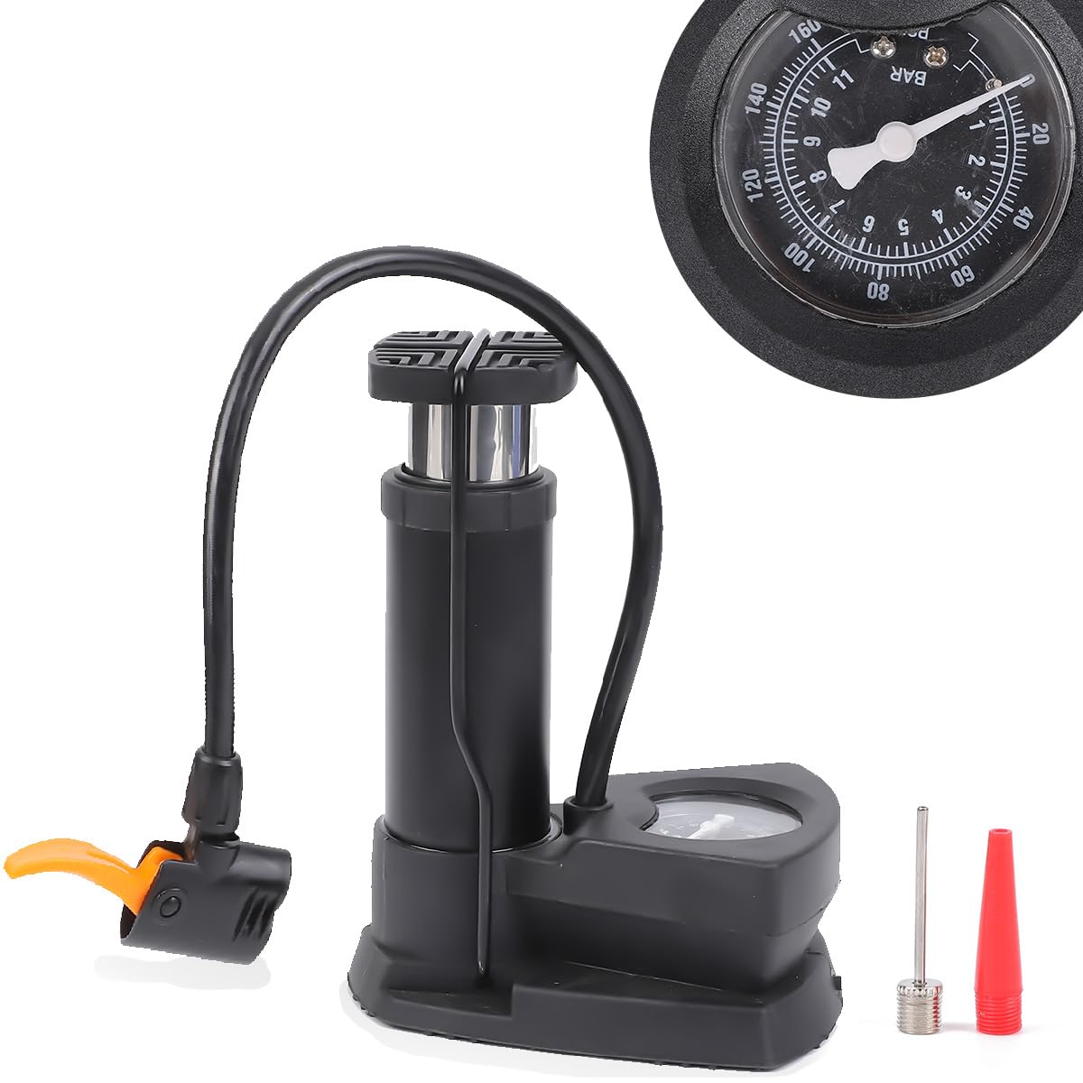 Strauss Portable Air Pump - Compact storage for emergencies