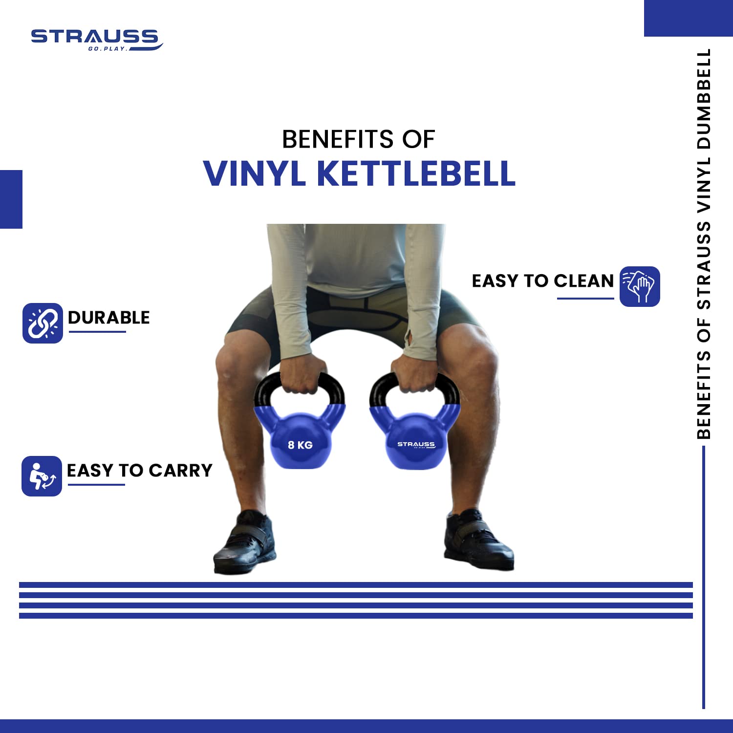 Strauss kettlebell - Home gym workout tool