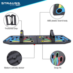 Strauss Multifunctional Portable Push Up Board - Home workout equipment