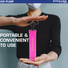 Strauss hand pump - durable design for all sports balls